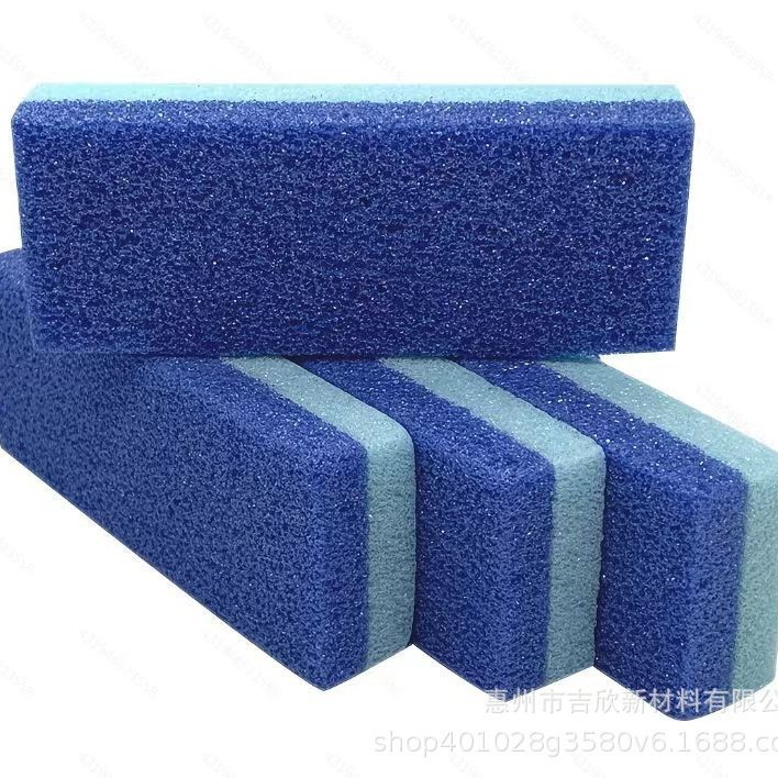 Foot cleaning sponge double color PU pumice scrub tool effective exfoliating skin grinding stone