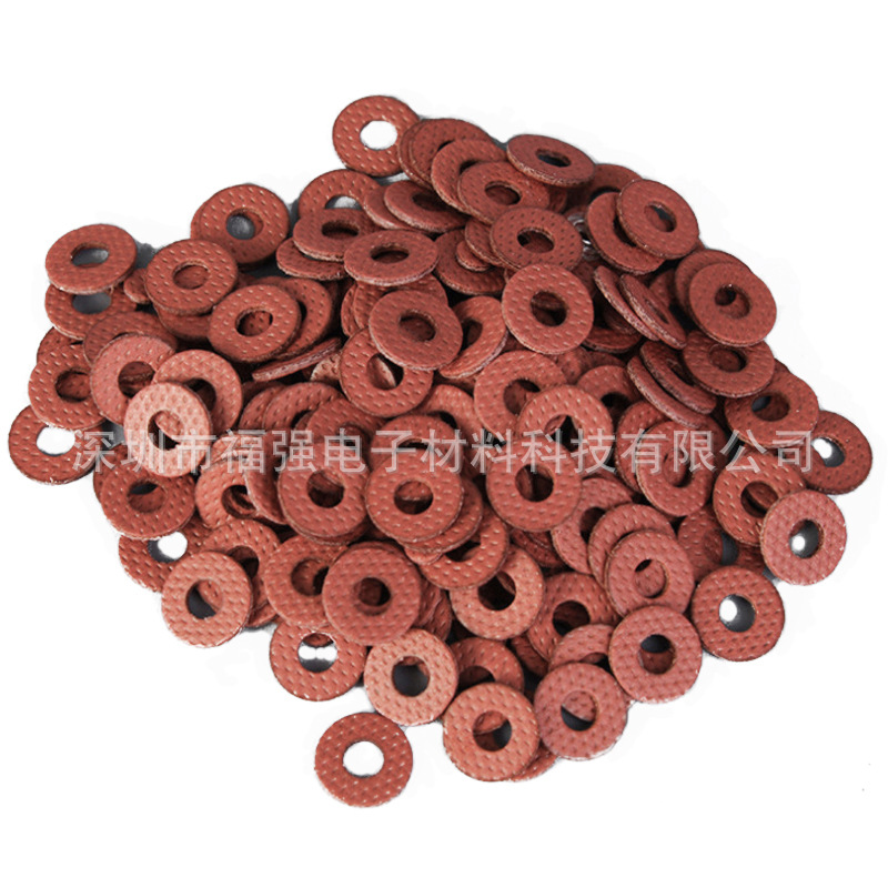Fast bar paper pad 1mm red steel paper insulation meson fast bar paper seal l ring adhesive gasket size 17*10.5