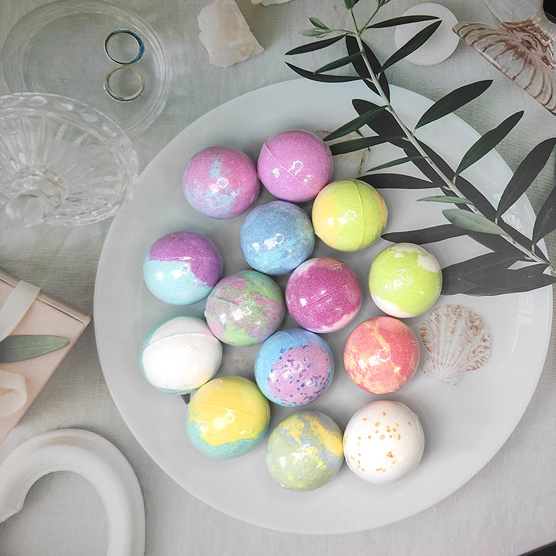 Cross-border Essential Oil Bath Salt Ball Aromatherapy suit Fragrance Explosive Salt Bubble Bath Bath Bath Bath Bath Balls