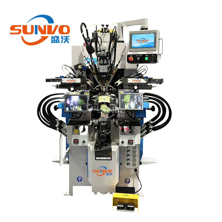 Factory Direct High-Quality Shoe Making Equipment Computer Automatic Gluing Middle and Back Machine
