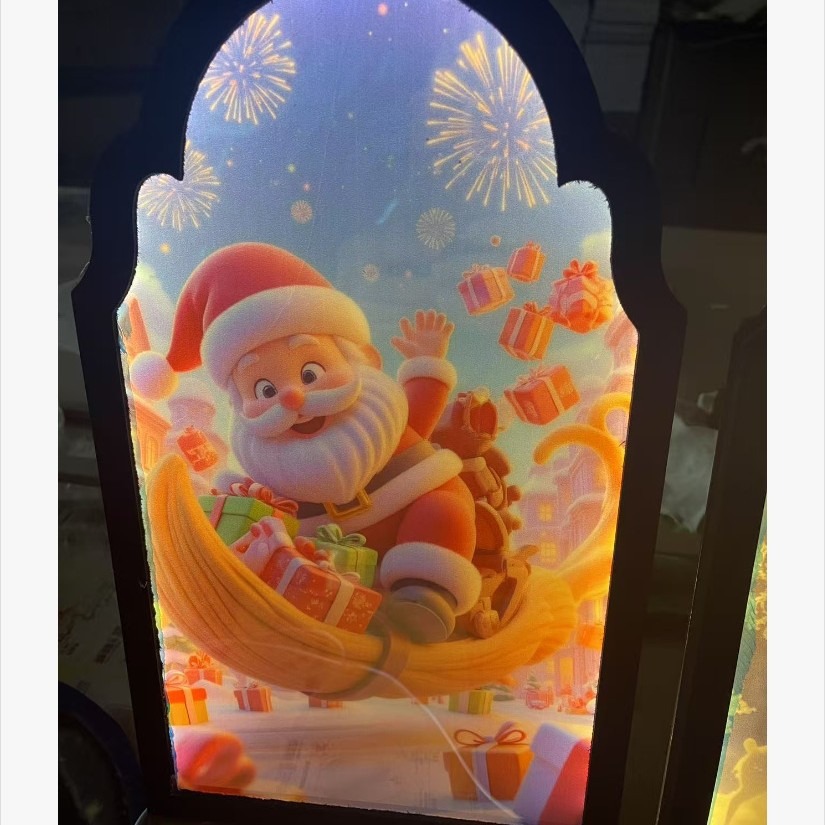 Cross-Border New Product Ghost Hologram Mirror Christmas Holographic Mirror Novelty
