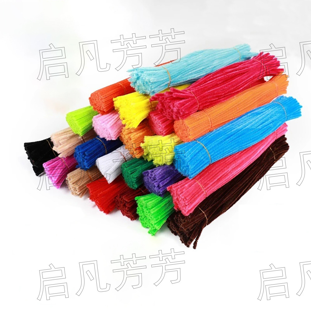 Individually Packaged Twist Sticks, Colorful Chenille Stems, Twist Stick Materials, Toys for Assembling, Handmade Stress Relief, Creative