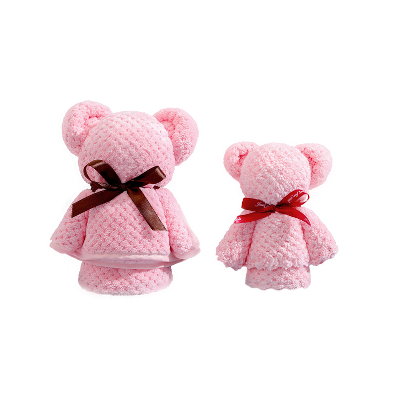 Event Small Gifts Wholesale Creative Towel Bear Gift Box Holiday Souvenirs Birthday Wedding Return Gift Practical Small Gifts