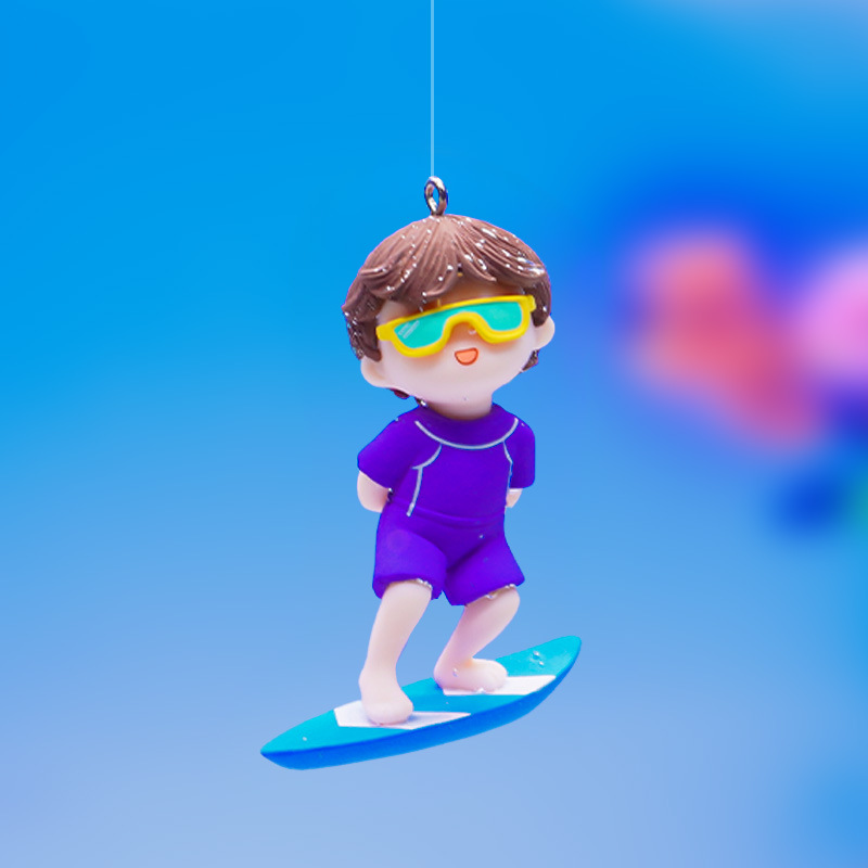 Explosive Blue Fat Diver Aquarium Pendant Fish Tank Landscape Decoration Decorations Floating Submerged in stock