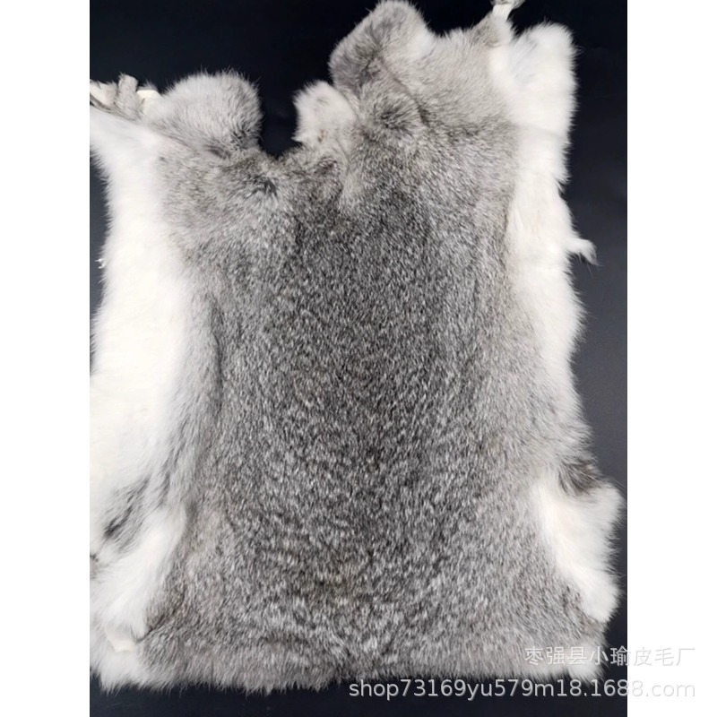 Manufacturer Wholesale Large Size Rabbit Fur Whole Fur Raw Material Knee Pads Waist Pads Warm Pad Liner DIY Clutch Bag