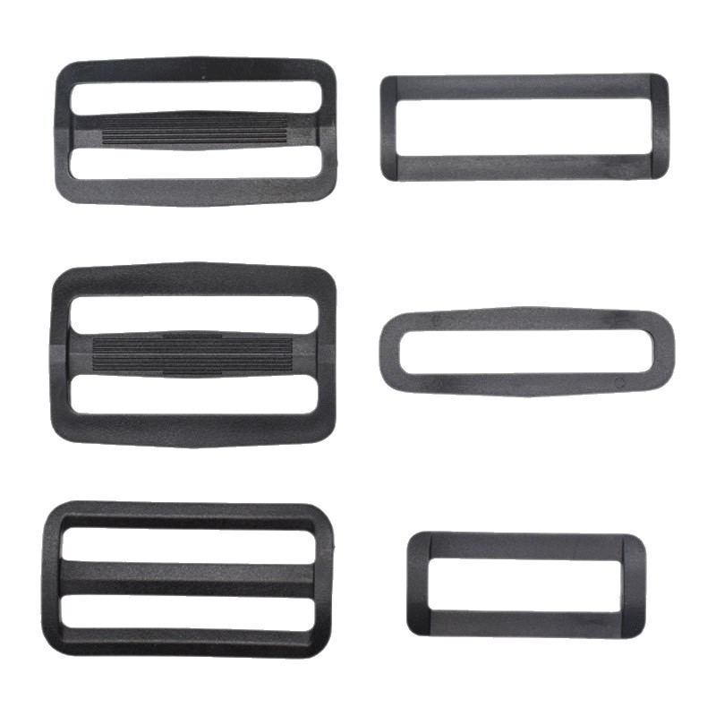 Factory direct supply of 20~51mm plastic bags webbing adjustment connection buckle mouth buckle second gear buckle square buckle Japanese buckle
