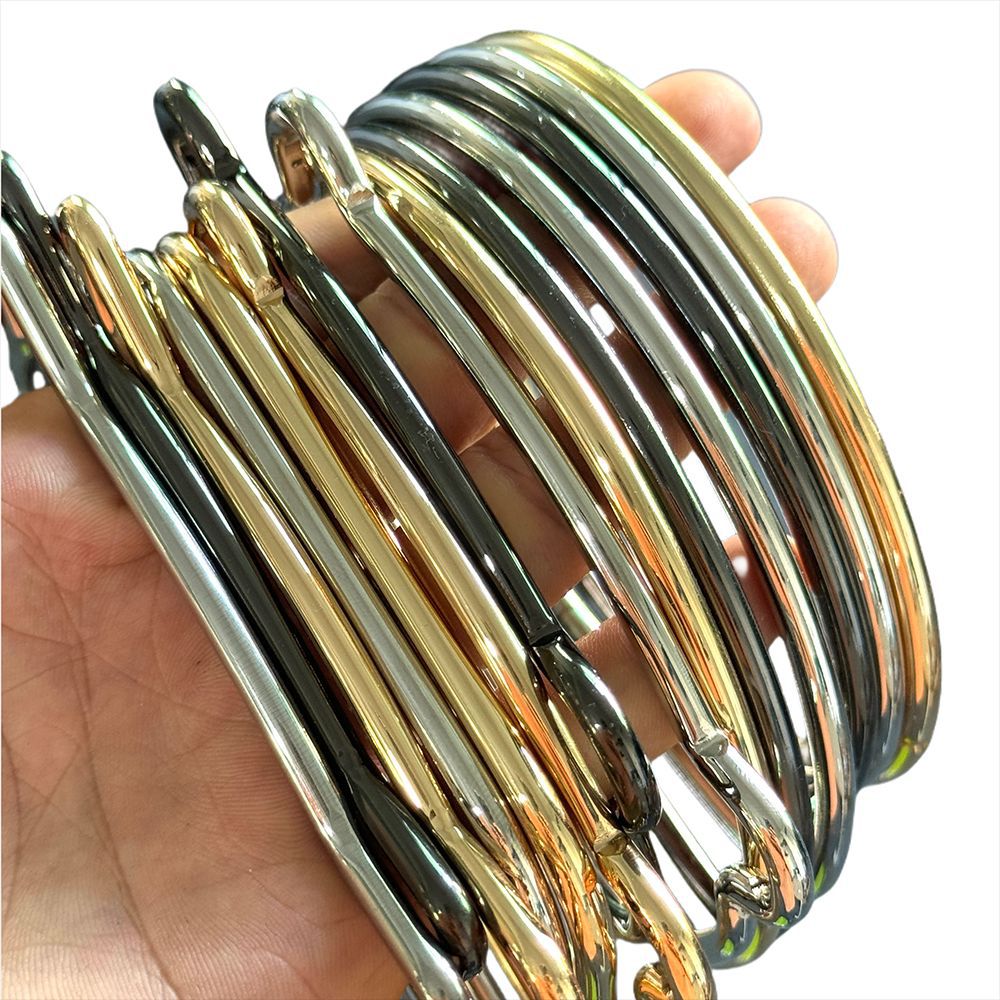 Luggage hardware handle accessories woven bag portable round semicircle bear head cat head metal portable ring handle ring iron ring