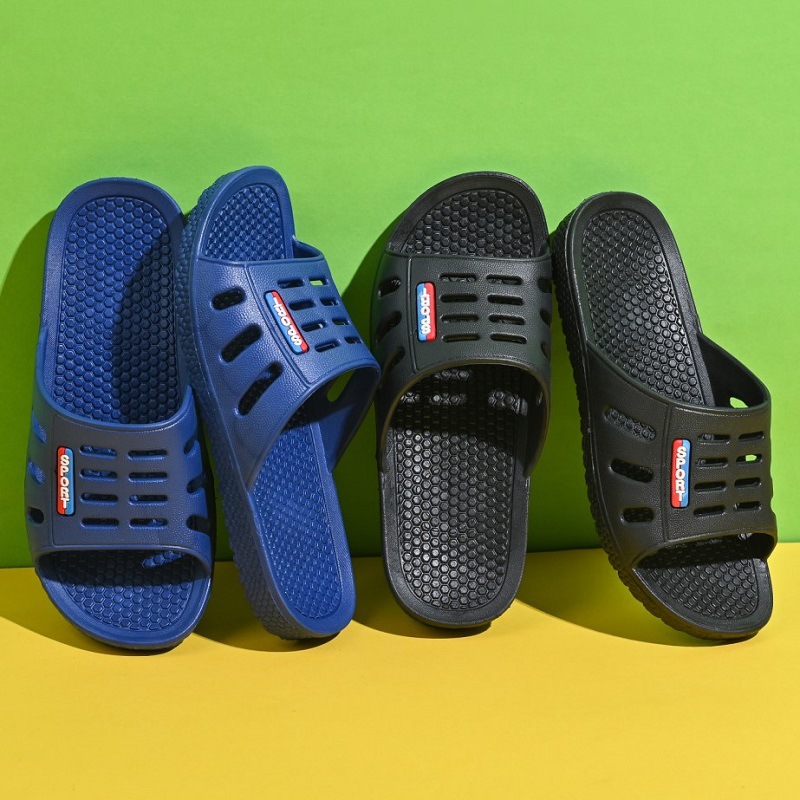 Factory wholesale men's sandals and slippers Hotel Hotel hostel foot City non-slip shoes men's household indoor stall