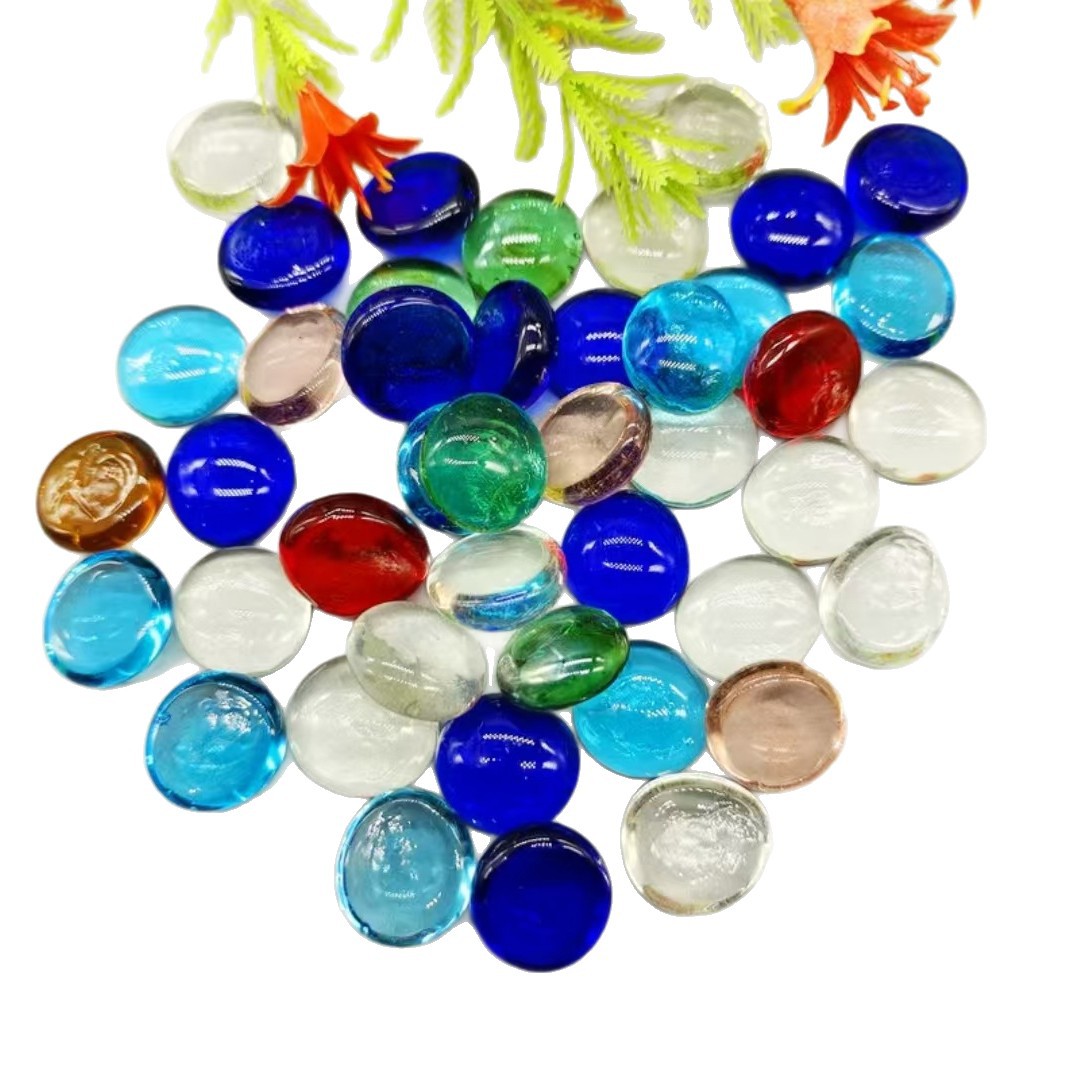 Colored Glass Marbles 14mm 16mm 19mm 25mm Glass Balls for Game Machines and Checkers, Solid Glass Beads