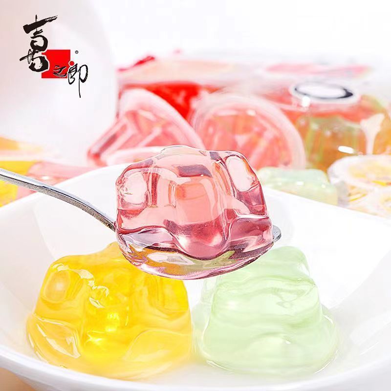 Xizhilang Jelly Internet-Famous Summer Orange Strawberry Apple Flavor Sucking Jelly Children's Snacks Wholesale by the Box