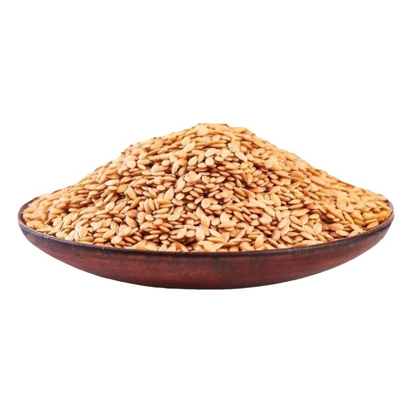Spot Wholesale Crispy Golden Flaxseed Pure Natural Flaxseed Cooked Inner Mongolia Authentic Flaxseed Bulk 25kg