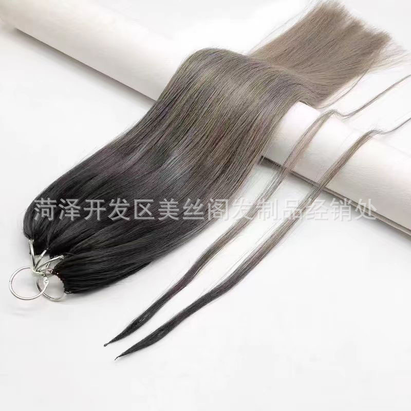 Paris Painted Dyed Gradient Colorfulful Feather Hair Extensions New Third Generation Foldableless Feather Hair Extensions Second Generation Feather Hair Extensions