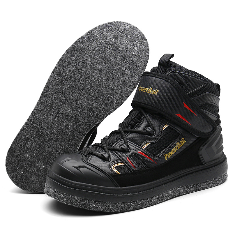 Cross-border Rocky Fishing Shoes Men's Reef Climbing Shoes Non-slip Waterproof Felt Bottom Steel Nails Professional Fishing Shoes Men's Outdoor Sea Fishing Shoes