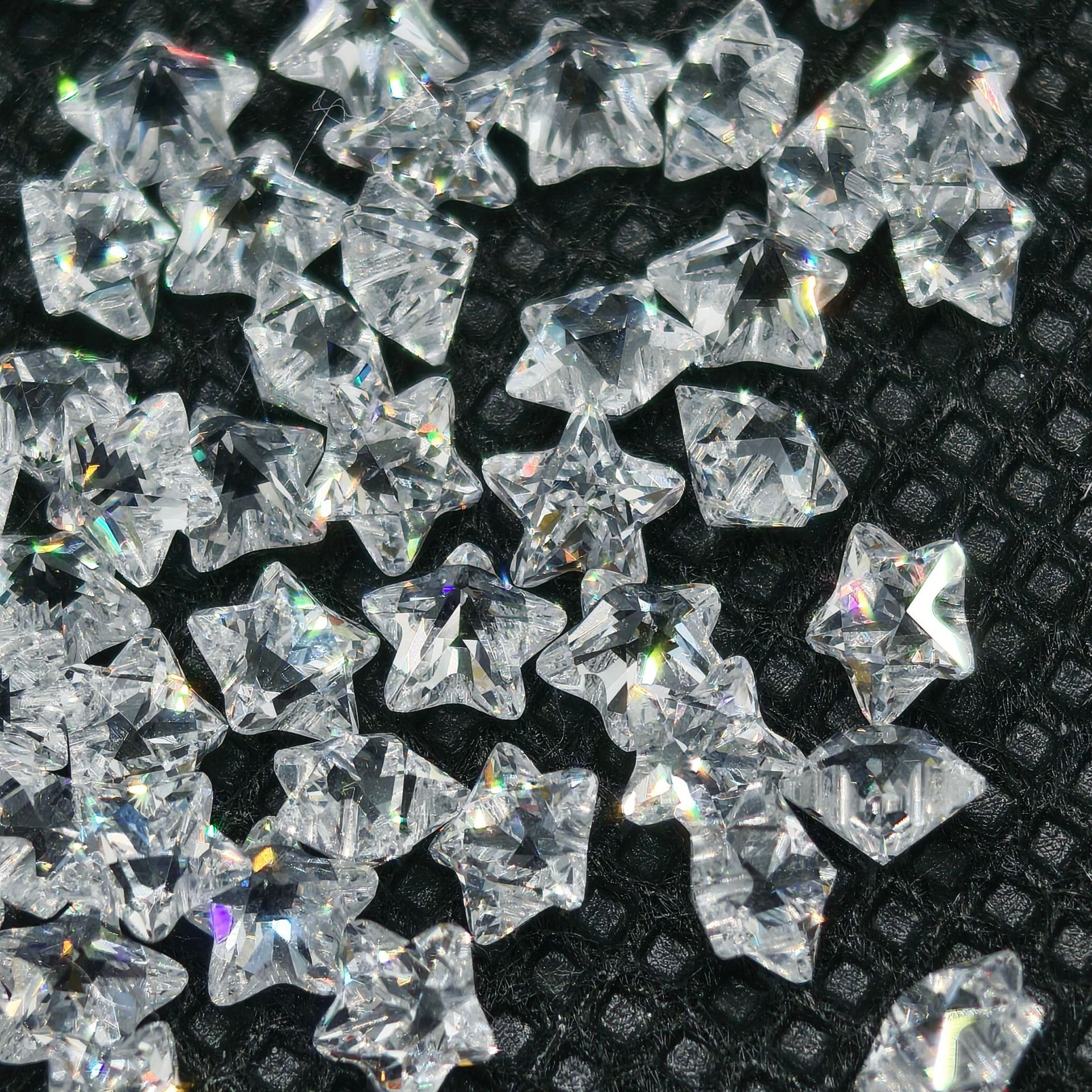 Five-Pointed Star Guaitai Material 5Aspg High-Brightness Faceted High-Quality Cubic Zirconia Zircon Loose Stone