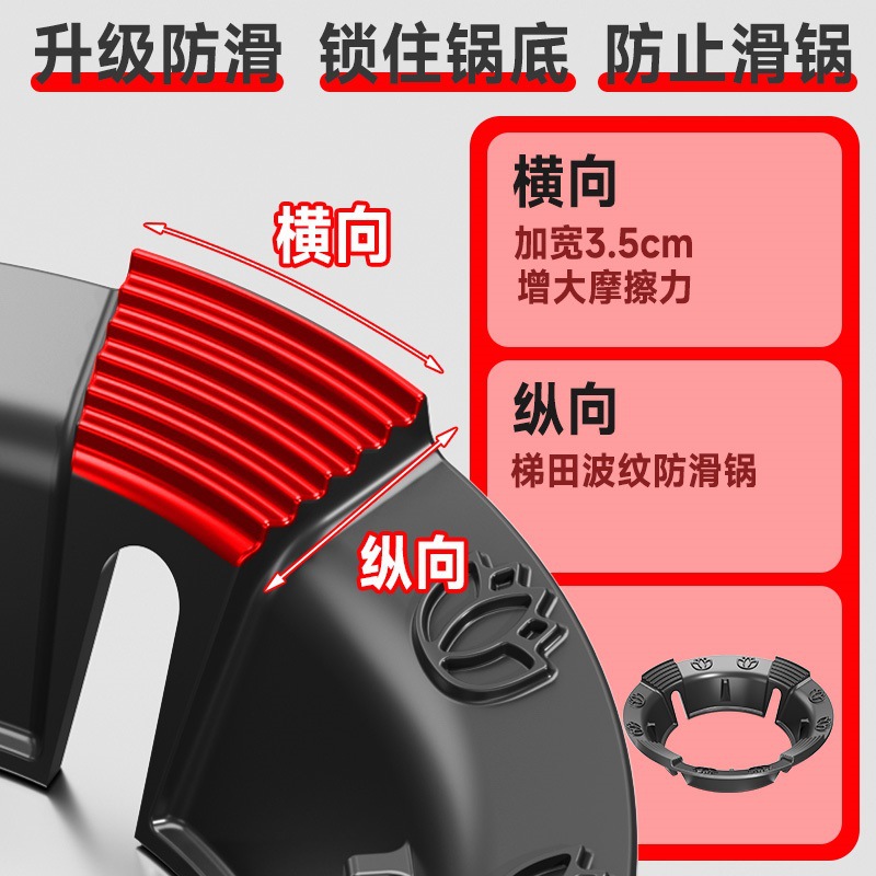 Extra Thick Cast Iron Gas Stove Windproof Cover Anti-Slip Bracket Support Gas Stove Universal Fire-Blocking Stove Stove Shelf