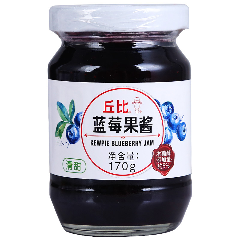 Kewpie Jam 340G/170G Blueberry Jam Bottled Toast Bread Sandwich Cake Steamed Bun Spread Fruit Jam