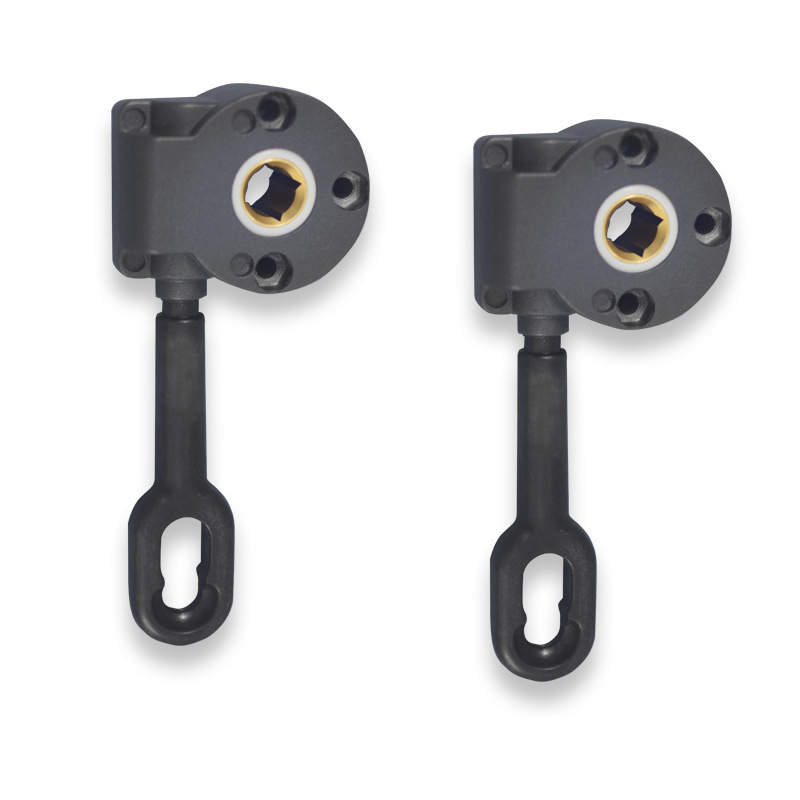 Retractable awning accessories black Gray all aluminum alloy awning head aluminum core gear hand-cranking head awning material