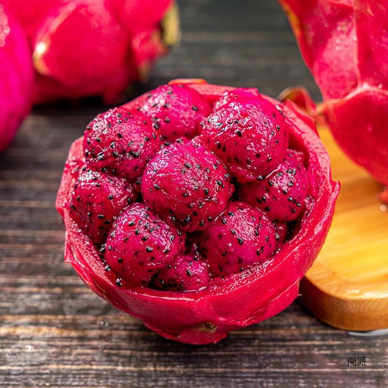 Guangxi Red Heart Pitaya 2.5kg Fresh Seasonal Fruit Red Flesh Golden Treasure No. 1 Large Fruit Whole Box Wholesale