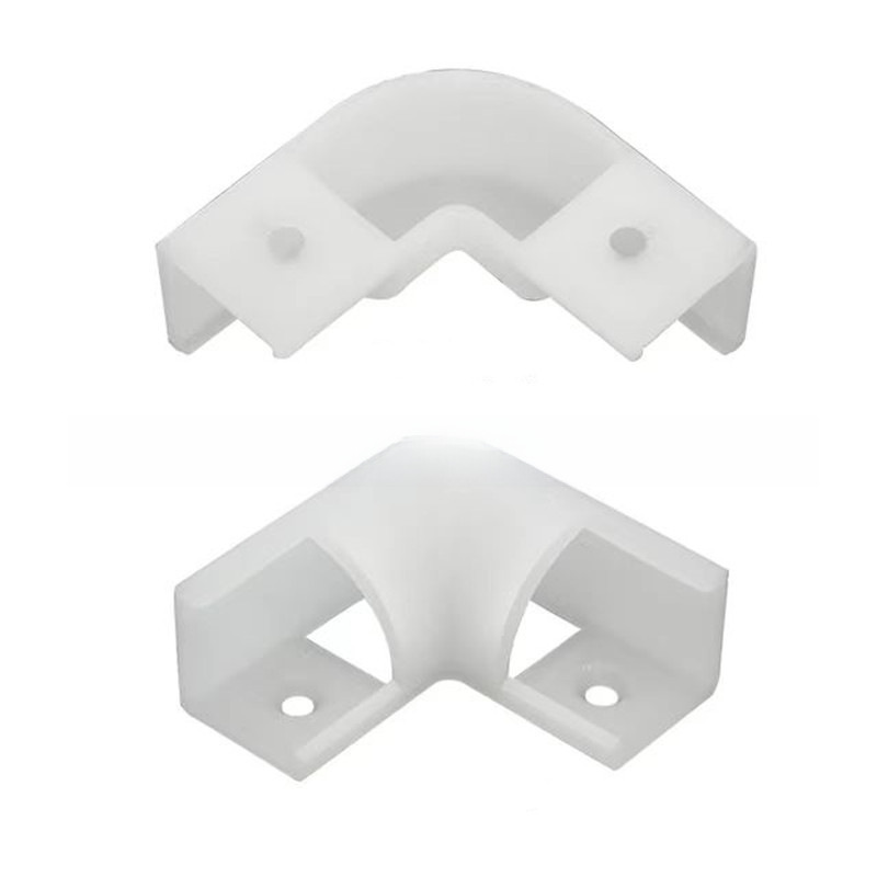 Led Line Light Shell Acrylic Corner Accessories Surface-Mounted Hard Light Strip 90 Degree Right Angle Aluminum Profile Light Trough Kit