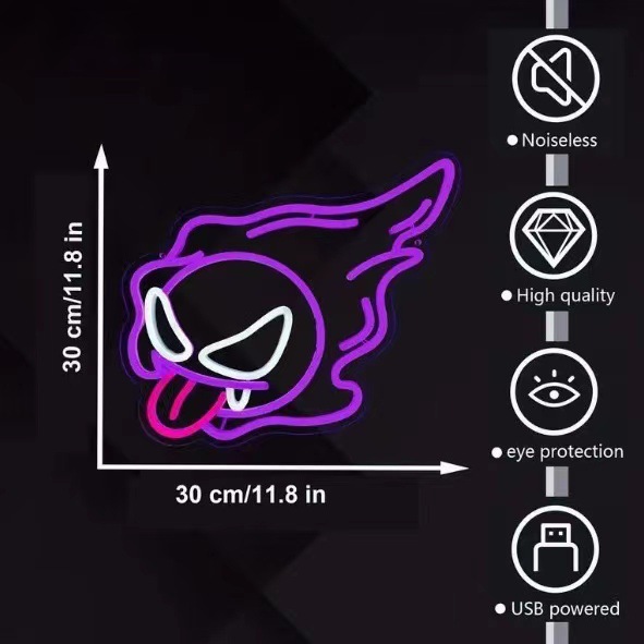 Led Neon Light E-Sports Room Layout Atmosphere Light Wall Hanging Creative Internet Cafe Game Console Luminous Light Sign Decor