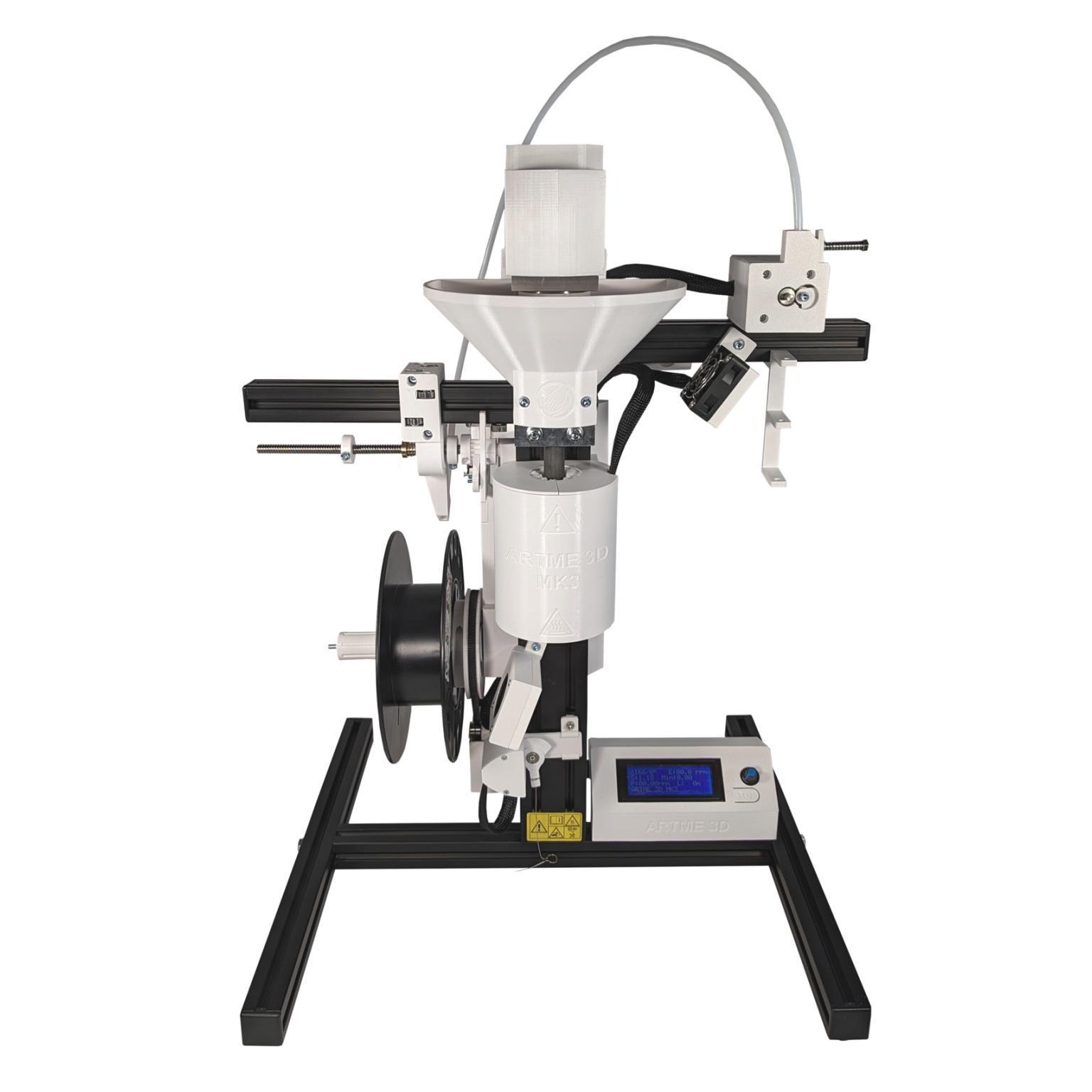 Artme3D Desktop Extruder Wire Drawing Machine 3D Printing Consumables Experimental Machine Model Mk2