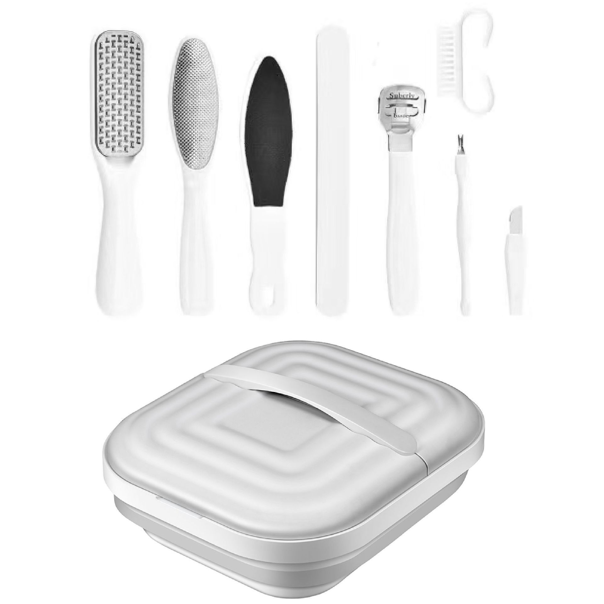 Cross-Border One-Click Start Constant Temperature Heated Foot Bath Bucket Foot Bath Portable Massage Foot Bath Home Folding Foot Bath