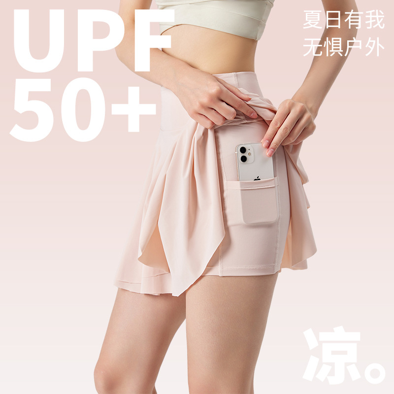 Cross-border Sports Golf Skirt Women's Quick-dry Sports Skirt High Waist Tennis Pleated Short Skirt Yoga Wear