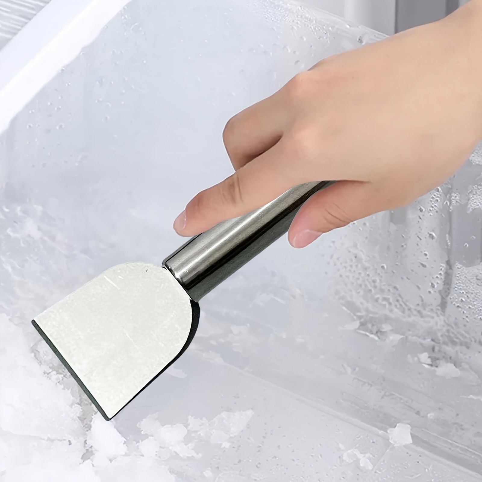 Multifunctional Stainless Steel Cleaning Scraper Kitchen Refrigerator Defrosting Ice Oil Tile Floor Glass Scraper