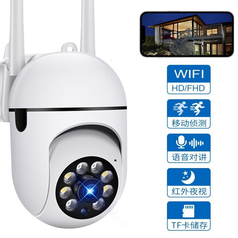 Factory Direct Supply Dual Antenna Minion Wireless Wifi Mobile Phone Remote Home Indoor Night Vision Monitor Camera