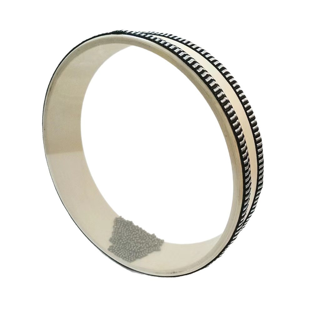 Transparent Drum Orff Percussion Wooden Wave Drum Iron Grains Wave Drum Performance Instrument Ocean Drum