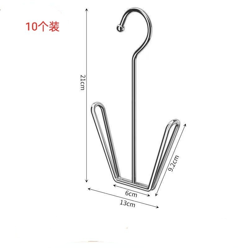 Stainless Steel Shoe Drying Rack for Home Use, Shoe Drying Rack Artifact, Shoe Pad Hook, Multifunctional Balcony Shoe and Clothes Drying Rack