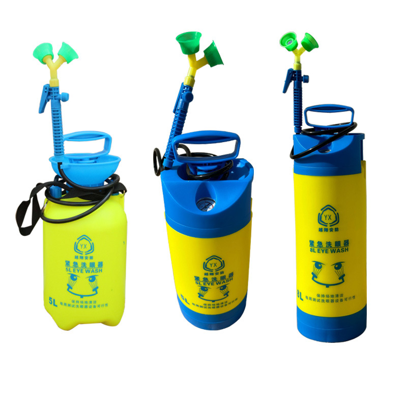 Manufacturer Wholesale Industrial Factory Inspection Abs Engineering Plastic 5L8L12L Emergency Removable Portable Eyewash