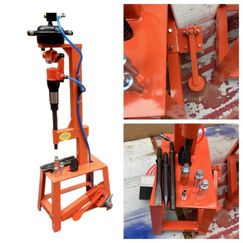 Pneumatic Brake Pad Riveting Machine Electric Hydraulic Punching Riveting Machine Riveting Brake Pad Tool Pneumatic Riveting Machine Auto Repair Tool