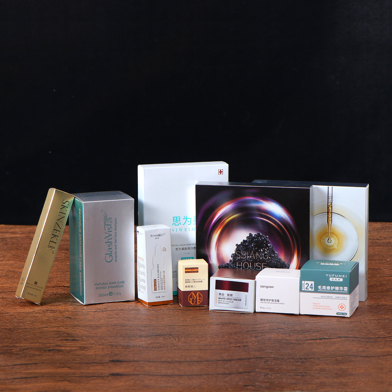 Customized Packaging Box, White Corrugated Airplane Lock Bottom Tear-Off Color Box, Logo Customization, Small Paper Box, Creative Business