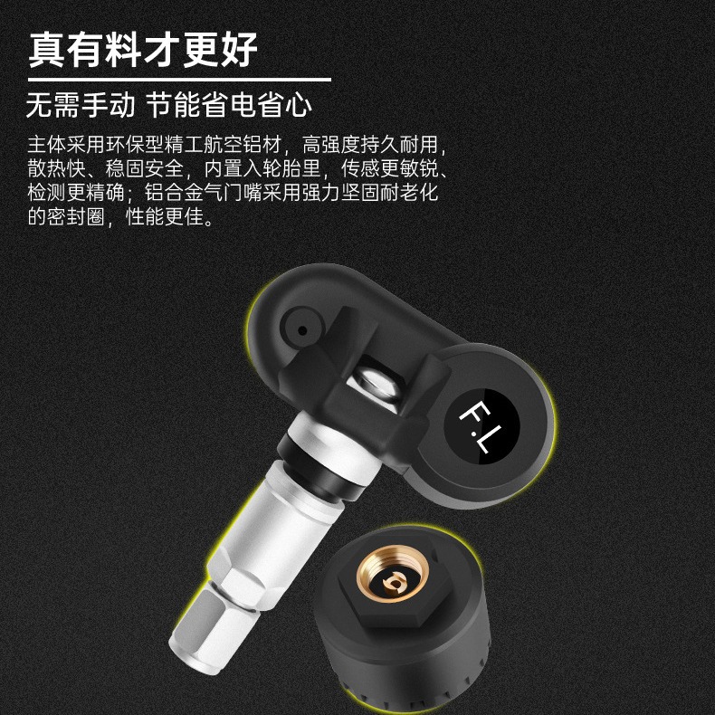 Tire Pressure Monitor Tpms Tire Pressure Monitoring Tire Monitoring Tire Pressure Detector Built-In External Car Tire Pressure Car