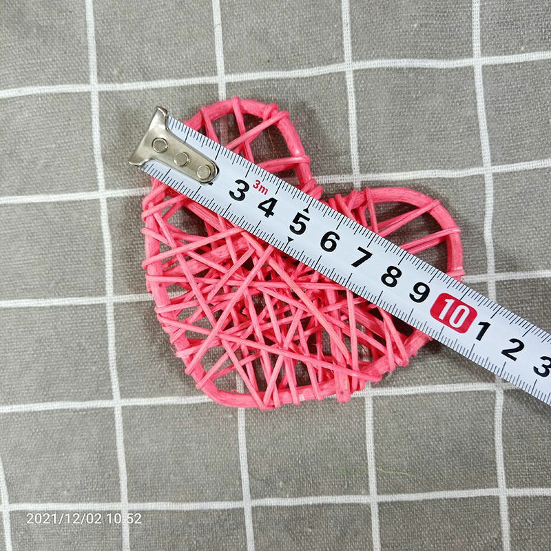 Rattan love wholesale Valentine's Day decoration shooting props kindergarten ornaments window decoration parrot toys