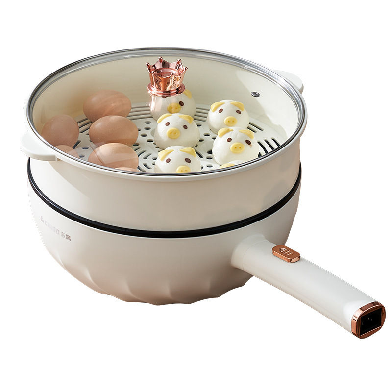 Chigo Electric Stir-frying Pan Household Multi-functional Non-stick Electric Pot Electric Hot Pot Cooking and Frying Pan Electric Cooking Pot