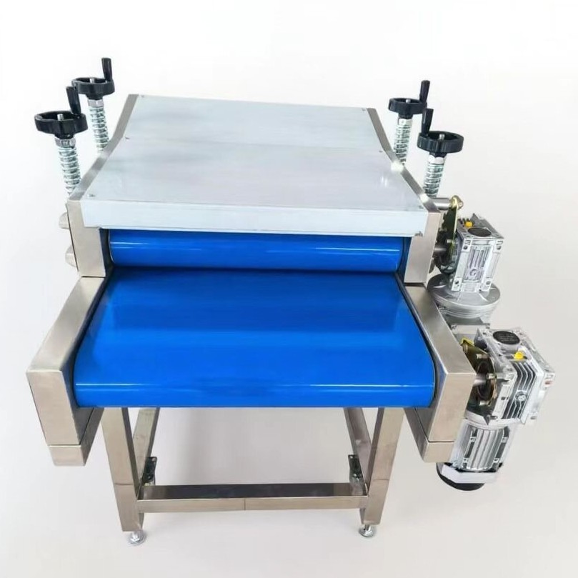 Hand-Shredded Vegetarian Meat Sauce, Yuba Packaging Bag Flattening Machine, Bagged Pagoda Vegetable Flattening Machine, Spicy Fish Shaping Machine