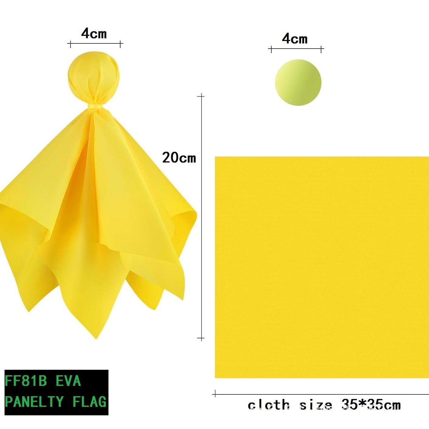 F81A флаг судьи по регби для штрафных ударов комплект свистка для профессиональных матчей и тренировок Amazon Cross Border