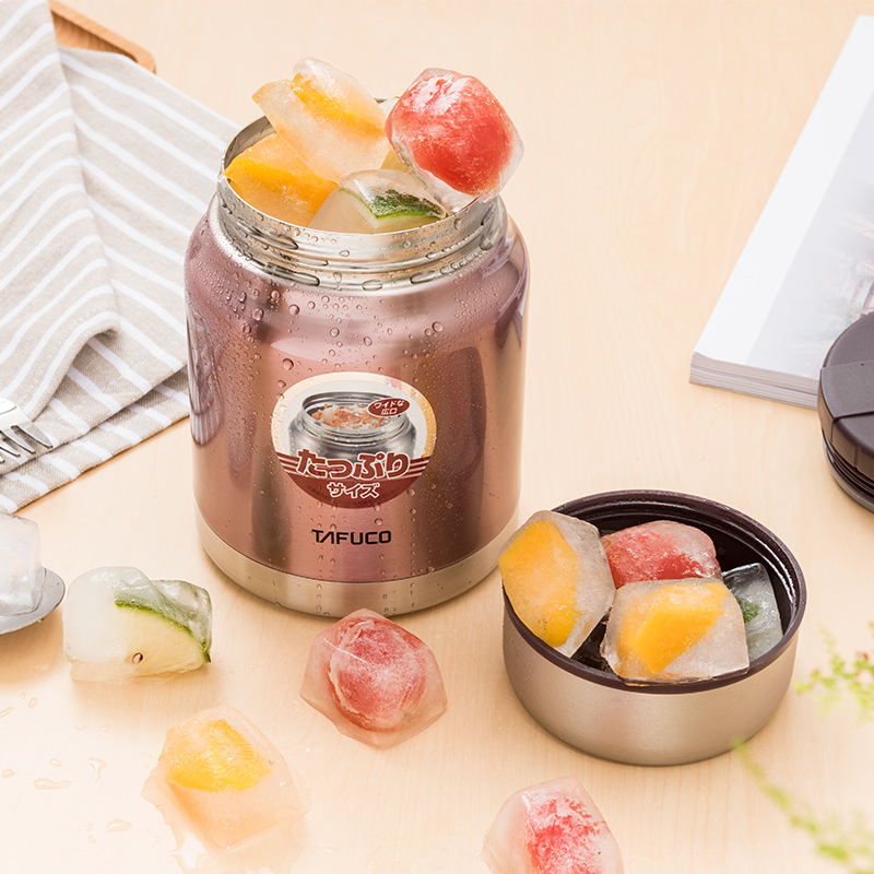 Japanese Taifu High Student Braised Beaker 304 Stainless Steel Vacuum Insulation Porridge Bucket Outdoor Portable Leak-proof Lunch Box