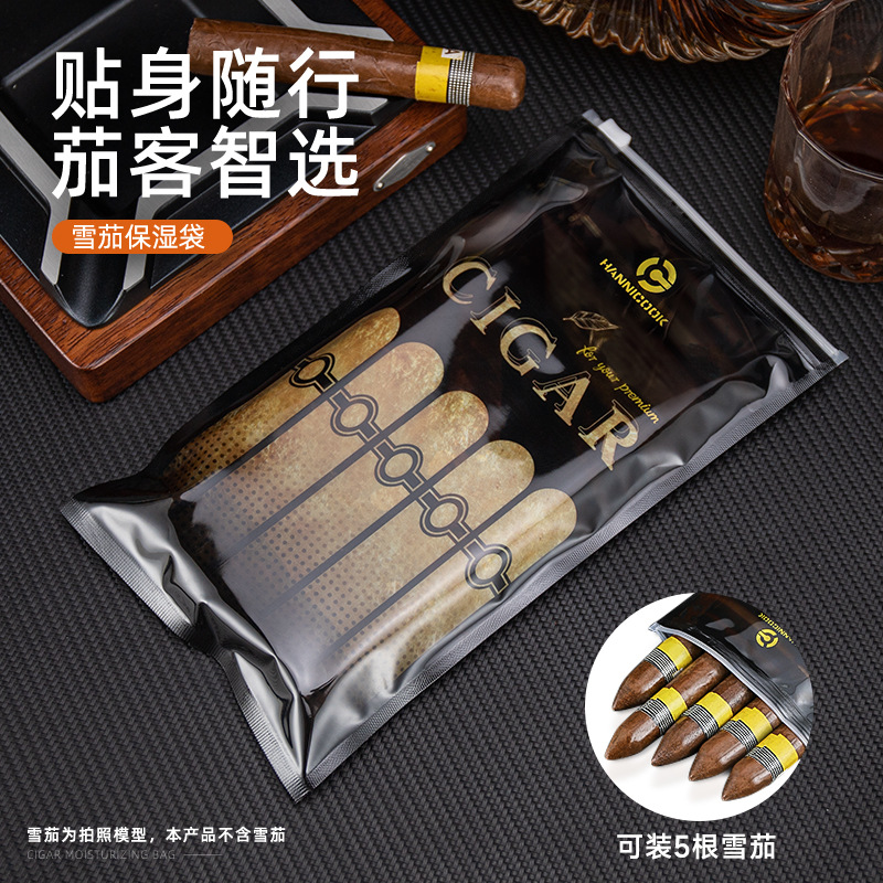 HANNICOOK портативный увлажняющий пакет для сигар, 5 штук, оптовая продажа