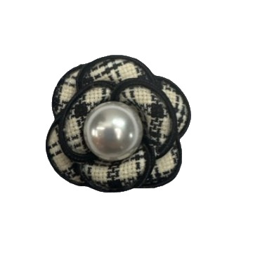 Factory Direct Sales Classic Chanel-Style Series Pearl Camellia Flower DIY Hairpin Corsage Accessories Materials