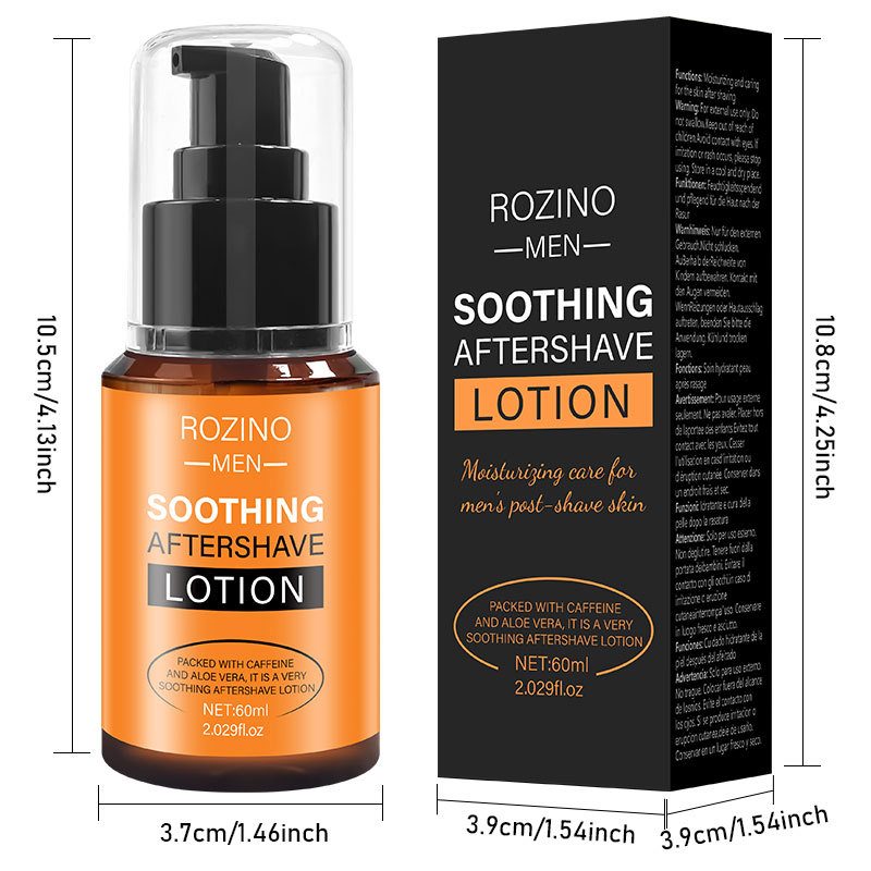 Full English aftershave beard care lotion ROZINO moisturizing and hydrating men's cross-border foreign trade factory direct sales