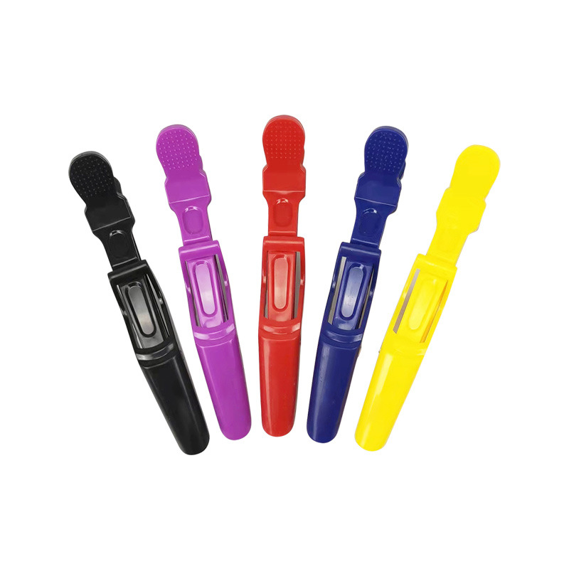 Crocodile clip hair clip barber shop hairstylist printable LOGO hairpin positioning clip tool factory wholesale