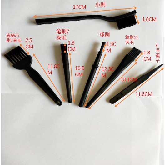 6 in 1 anti-static brush suit wholesale portable cleaning keyboard cleaning brush kit brush