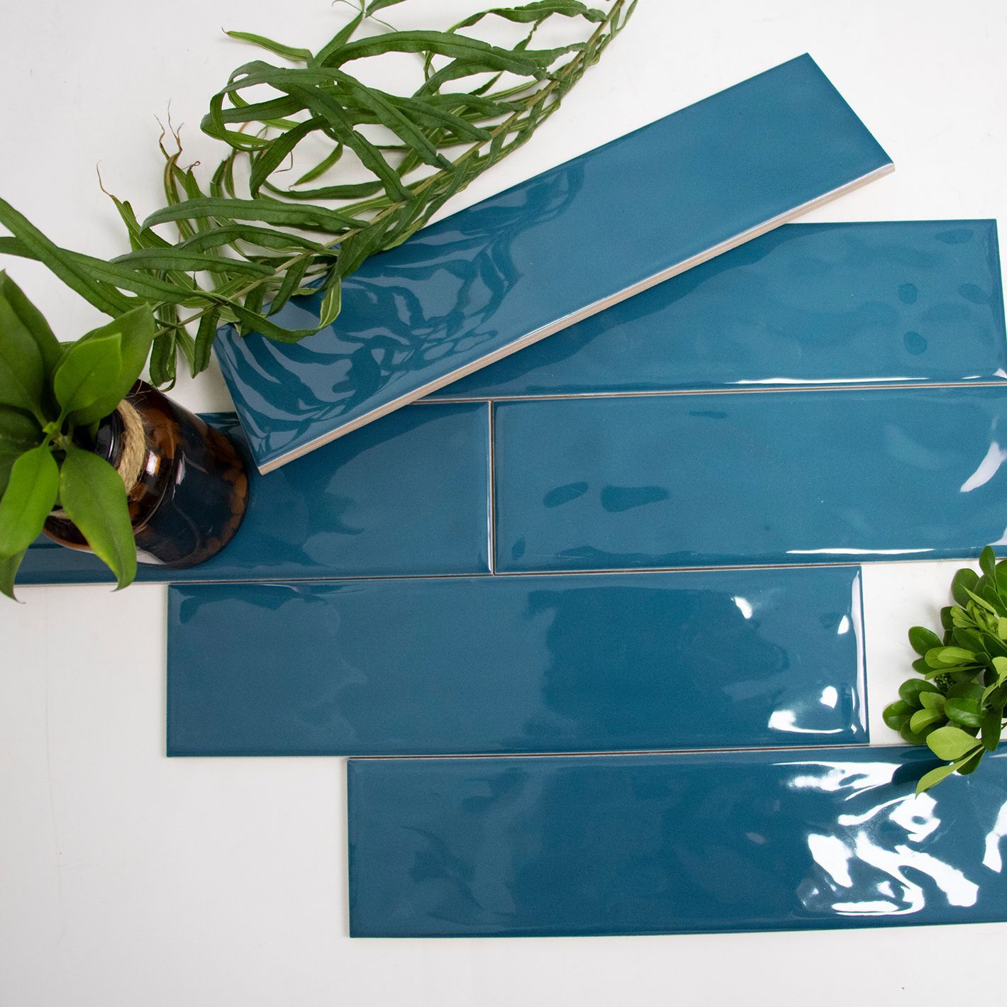 Nordic style black white gray wave surface long bread brick kitchen bathroom bar counter background small wall brick 75x300