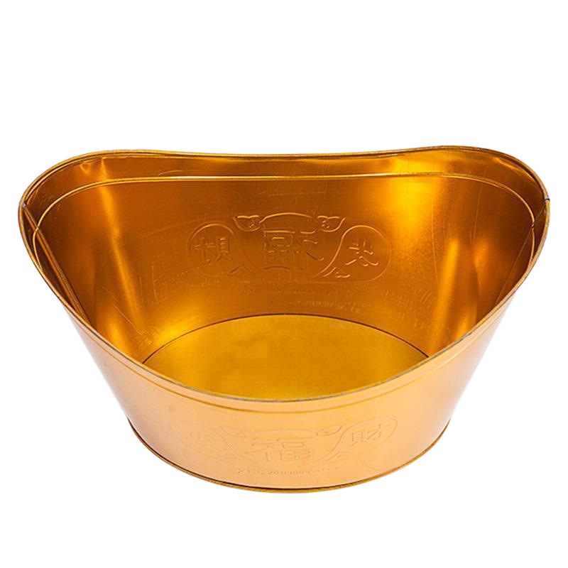 Cornucopia brazier paper burning silver ingot paper basin household silver ingot paper basin iron ingot paper basin household temple use