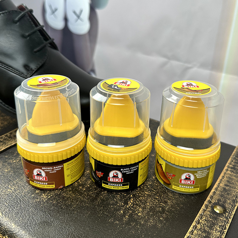 BK350 Biaoqi Genuine Leather Care Oil Leather Clothing Leather Bag Care Sheep Oil Black Colorless Universal Shoe Polish