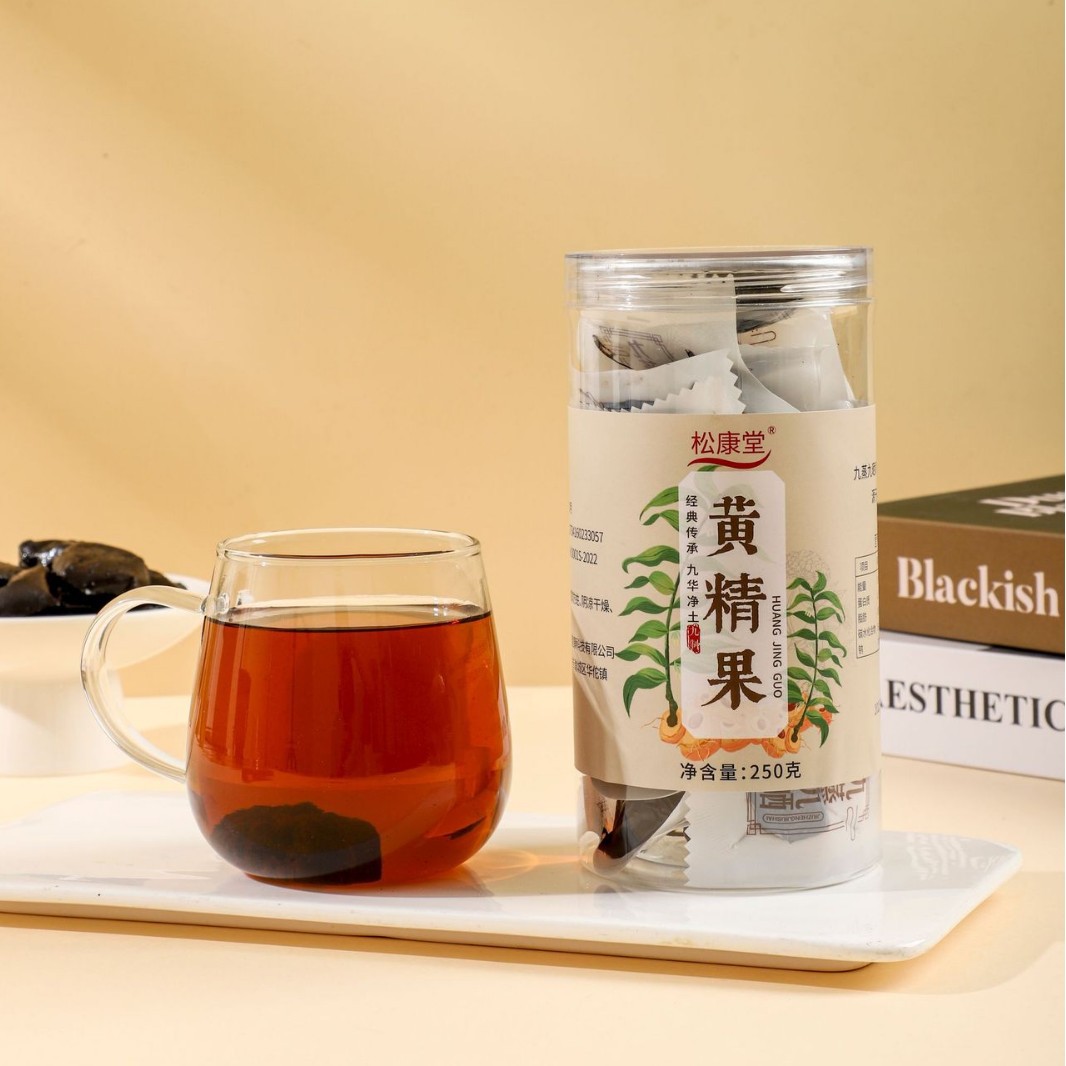 Polygonatum Individually Packaged, Nine Times Steamed and Sun-Dried Polygonatum Fruit, Jiuhua Polygonatum, Soft and Glutinous, Individually Packaged, Ready to Eat, No Additives