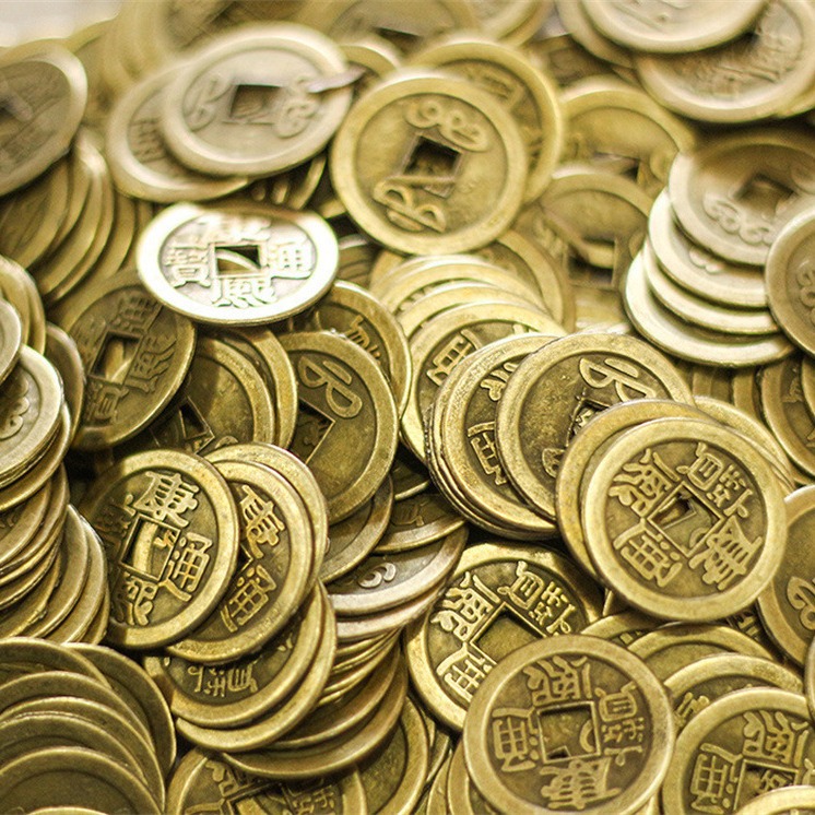 Factory copper money wholesale brass copper money five Emperor money alloy copper five Emperor money shake sound explosion imitation brass antique coins